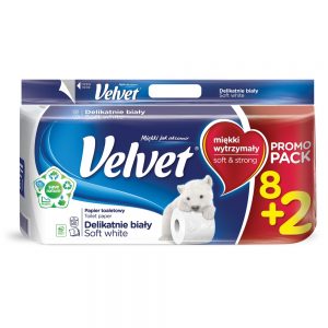 Papier toaletowy Velvet 8+2